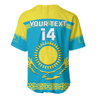Custom Kazakhstan Hockey Baseball Jersey 2024 Go Kazakh - Wonder Print Shop