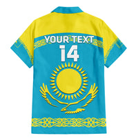Custom Kazakhstan Hockey Family Matching Mermaid Dress and Hawaiian Shirt 2024 Go Kazakh - Wonder Print Shop