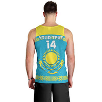 Custom Kazakhstan Hockey Men Tank Top 2024 Go Kazakh - Wonder Print Shop