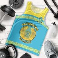 Custom Kazakhstan Hockey Men Tank Top 2024 Go Kazakh - Wonder Print Shop