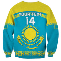 Custom Kazakhstan Hockey Sweatshirt 2024 Go Kazakh - Wonder Print Shop