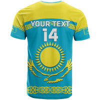 Custom Kazakhstan Hockey T Shirt 2024 Go Kazakh - Wonder Print Shop