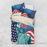 United States 4th Of July Bedding Set USA Statue of Liberty Proud - Wonder Print Shop