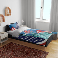 United States 4th Of July Bedding Set USA Statue of Liberty Proud - Wonder Print Shop