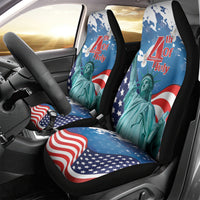 United States 4th Of July Car Seat Cover USA Statue of Liberty Proud - Wonder Print Shop