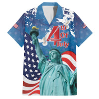 United States 4th Of July Family Matching Tank Maxi Dress and Hawaiian Shirt USA Statue of Liberty Proud - Wonder Print Shop
