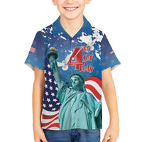 United States 4th Of July Hawaiian Shirt USA Statue of Liberty Proud - Wonder Print Shop