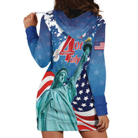 United States 4th Of July Hoodie Dress USA Statue of Liberty Proud - Wonder Print Shop