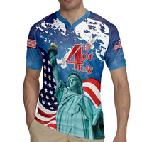 United States 4th Of July Rugby Jersey USA Statue of Liberty Proud - Wonder Print Shop