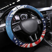 United States 4th Of July Steering Wheel Cover USA Statue of Liberty Proud - Wonder Print Shop