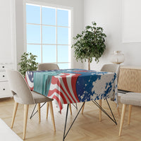 United States 4th Of July Tablecloth USA Statue of Liberty Proud - Wonder Print Shop