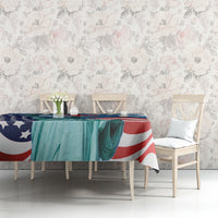 United States 4th Of July Tablecloth USA Statue of Liberty Proud - Wonder Print Shop