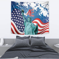 United States 4th Of July Tapestry USA Statue of Liberty Proud - Wonder Print Shop
