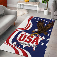 United States Independence Day Area Rug USA Bald Eagle Happy 4th Of July - Wonder Print Shop