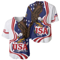 United States Independence Day Baseball Jersey USA Bald Eagle Happy 4th Of July - Wonder Print Shop