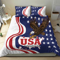 United States Independence Day Bedding Set USA Bald Eagle Happy 4th Of July - Wonder Print Shop