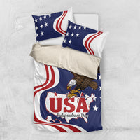 United States Independence Day Bedding Set USA Bald Eagle Happy 4th Of July - Wonder Print Shop
