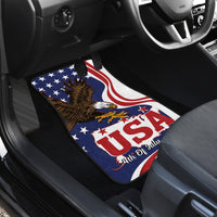 United States Independence Day Car Mats USA Bald Eagle Happy 4th Of July - Wonder Print Shop