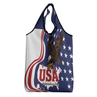 United States Independence Day Grocery Bag USA Bald Eagle Happy 4th Of July