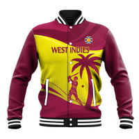 Custom West Indies Cricket Baseball Jacket 2024 World Cup Go Windies - Wonder Print Shop