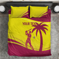 Custom West Indies Cricket Bedding Set 2024 World Cup Go Windies - Wonder Print Shop