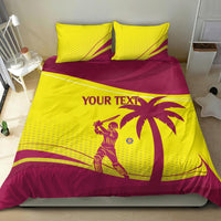 Custom West Indies Cricket Bedding Set 2024 World Cup Go Windies - Wonder Print Shop