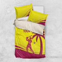 Custom West Indies Cricket Bedding Set 2024 World Cup Go Windies - Wonder Print Shop