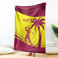 Custom West Indies Cricket Blanket 2024 World Cup Go Windies