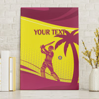 Custom West Indies Cricket Canvas Wall Art 2024 World Cup Go Windies - Wonder Print Shop