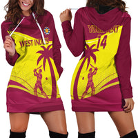 Custom West Indies Cricket Hoodie Dress 2024 World Cup Go Windies - Wonder Print Shop