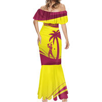 Custom West Indies Cricket Mermaid Dress 2024 World Cup Go Windies - Wonder Print Shop