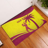 Custom West Indies Cricket Rubber Doormat 2024 World Cup Go Windies - Wonder Print Shop