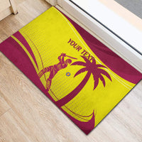 Custom West Indies Cricket Rubber Doormat 2024 World Cup Go Windies - Wonder Print Shop