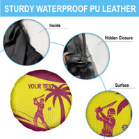 Custom West Indies Cricket Spare Tire Cover 2024 World Cup Go Windies - Wonder Print Shop