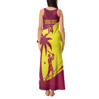 Custom West Indies Cricket Tank Maxi Dress 2024 World Cup Go Windies - Wonder Print Shop