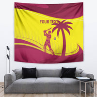 Custom West Indies Cricket Tapestry 2024 World Cup Go Windies - Wonder Print Shop