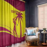 Custom West Indies Cricket Window Curtain 2024 World Cup Go Windies - Wonder Print Shop