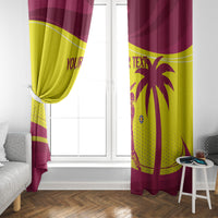 Custom West Indies Cricket Window Curtain 2024 World Cup Go Windies - Wonder Print Shop