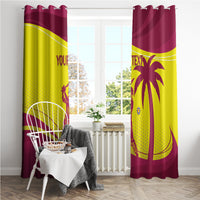 Custom West Indies Cricket Window Curtain 2024 World Cup Go Windies - Wonder Print Shop