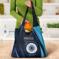 Custom India Cricket Grocery Bag World Cup Go Men in Blue