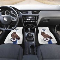 Custom Finland Football Car Mats Suomi Come On Huuhkajat