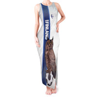 Custom Finland Football Tank Maxi Dress Suomi Come On Huuhkajat