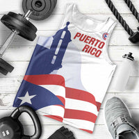 Custom Puerto Rico Football Men Tank Top Vamos Los Boricuas