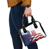 Custom Puerto Rico Football Shoulder Handbag Vamos Los Boricuas