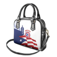 Custom Puerto Rico Football Shoulder Handbag Vamos Los Boricuas