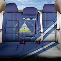 Custom Nicaragua Football Back Car Seat Cover Vamos Los Pinoleros