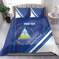 Custom Nicaragua Football Bedding Set Vamos Los Pinoleros