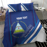Custom Nicaragua Football Bedding Set Vamos Los Pinoleros