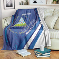 Custom Nicaragua Football Blanket Vamos Los Pinoleros
