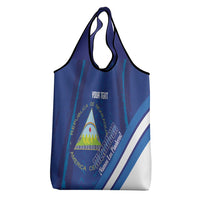 Custom Nicaragua Football Grocery Bag Vamos Los Pinoleros